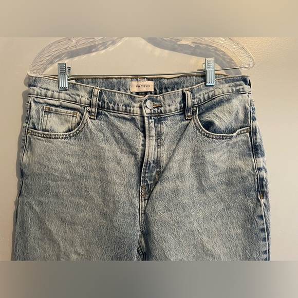 PacSun Women’s Distressed Light Wash 90s Stretch Straight Leg Denim NWOT Size 30 - Picture 6 of 16